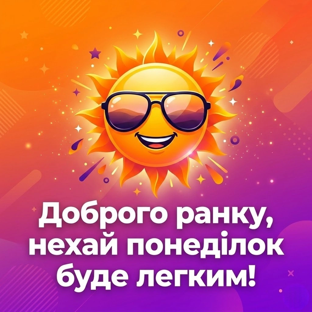 Доброго ранку, понеділок: душевні вітання та красиві листівки для легкого початку тижня
