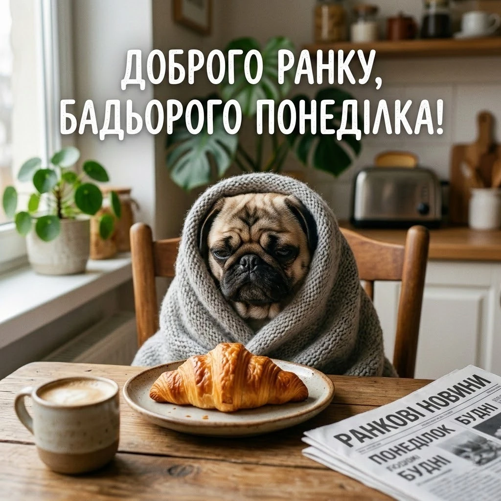 Доброго ранку, понеділок: душевні вітання та красиві листівки для легкого початку тижня