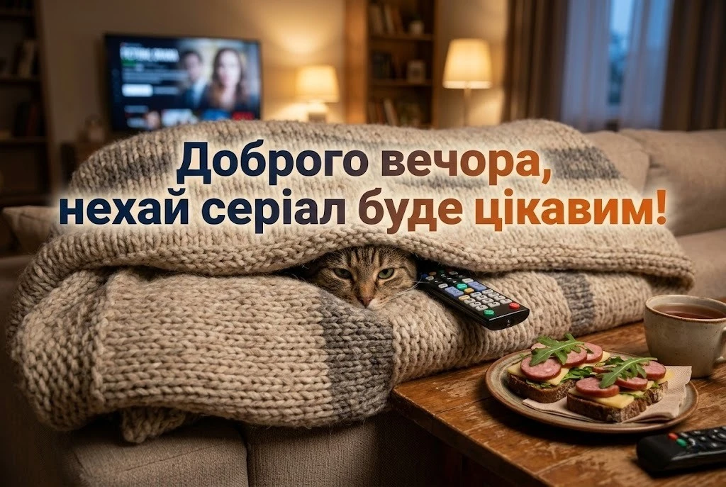 Листівка доброго вечора: теплі та душевні картинки для затишного відпочинку