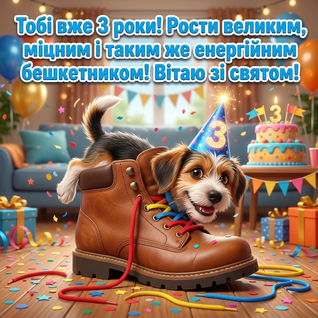 Найкращі побажання на 3 роки хлопчику: зворушливо та своїми словами