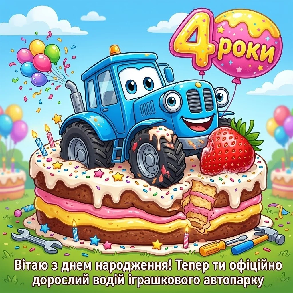 Привітання з 4-річчям хлопчику: від щирих слів батьків до веселих віршів