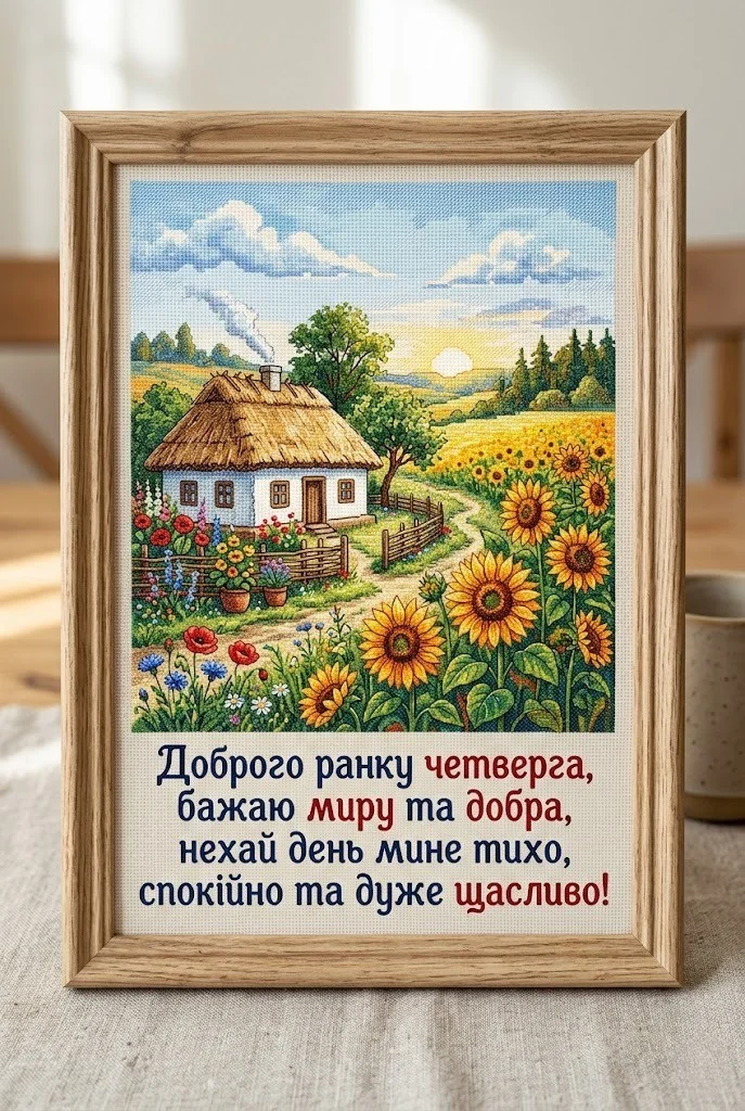 Доброго мирного ранку четверга: найкращі картинки та душевні листівки для гарного настрою