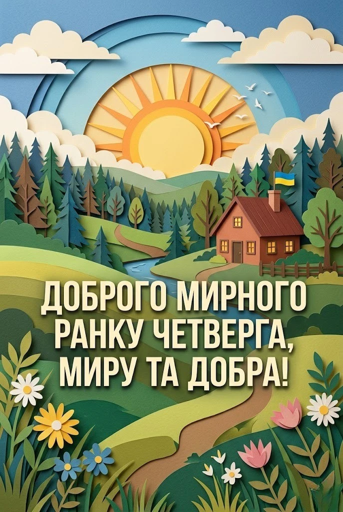 Доброго мирного ранку четверга: найкращі картинки та душевні листівки для гарного настрою