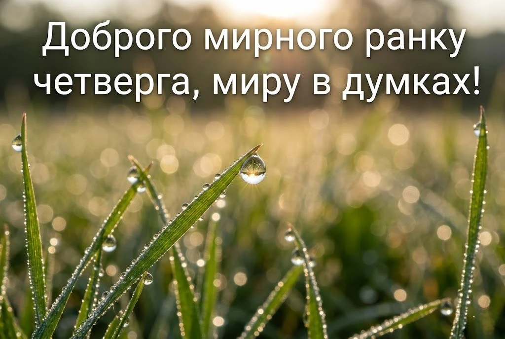 Доброго мирного ранку четверга: найкращі картинки та душевні листівки для гарного настрою