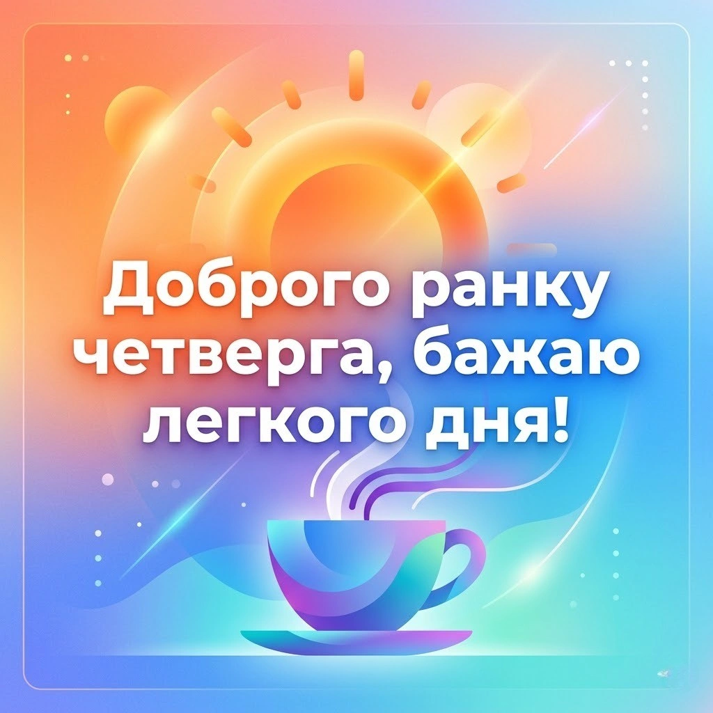 Доброго мирного ранку четверга: найкращі картинки та душевні листівки для гарного настрою