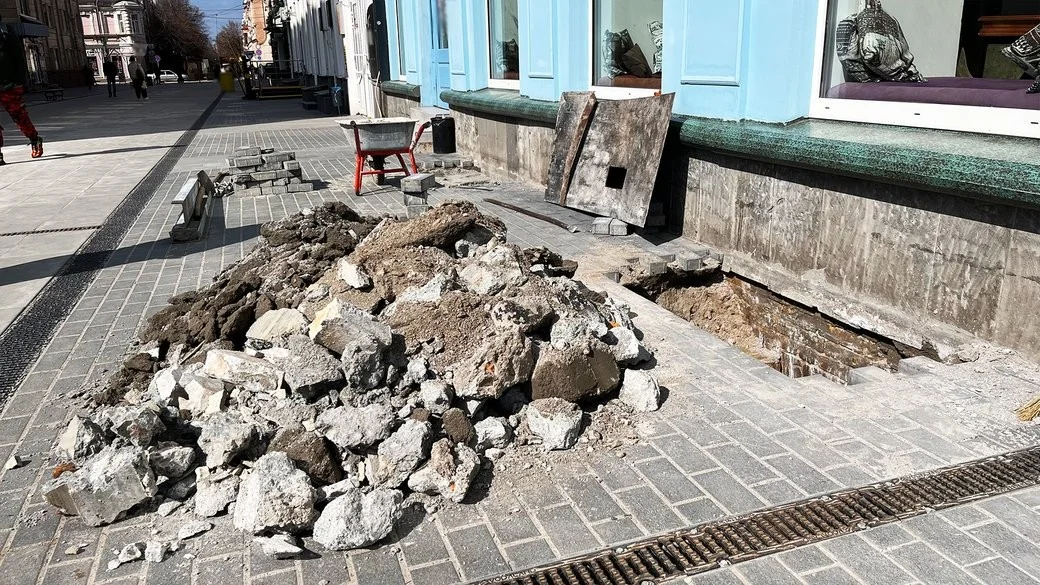 Вандалізм у центрі Кропивницького: невідомі розрили частину нового маршруту безбар’єрності