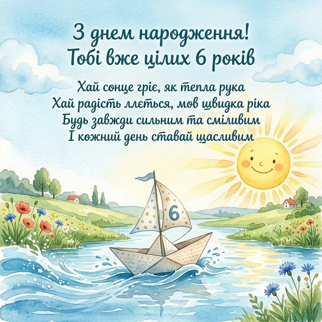 6 років хлопчику: оригінальні привітання для майбутнього першокласника