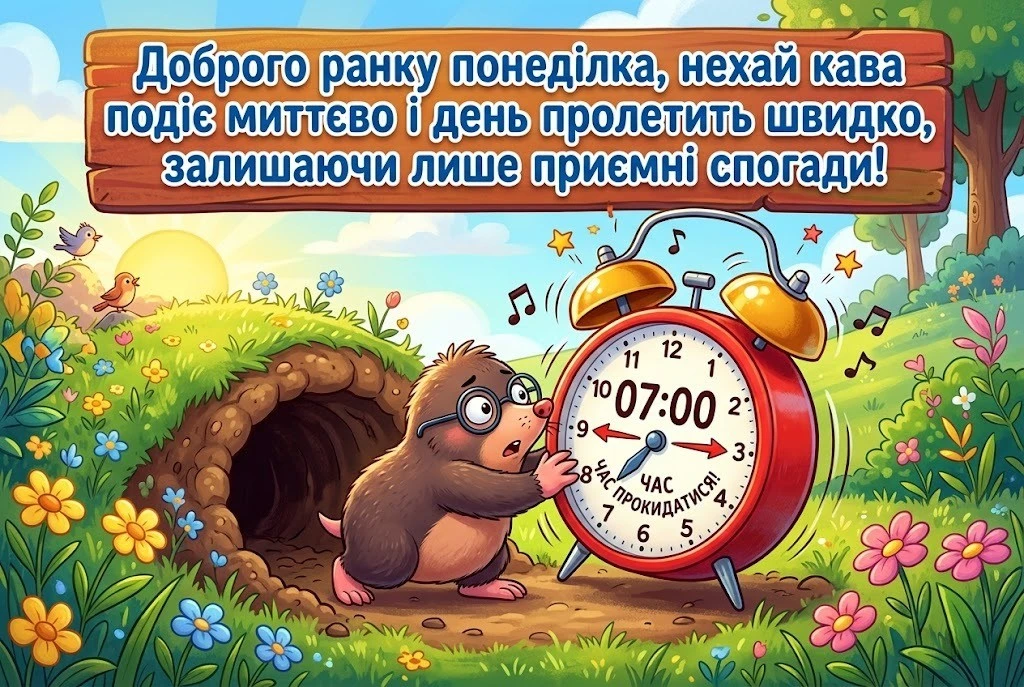 Прикольні картинки з доброго ранком понеділка: позитивна добірка для вдалого початку тижня