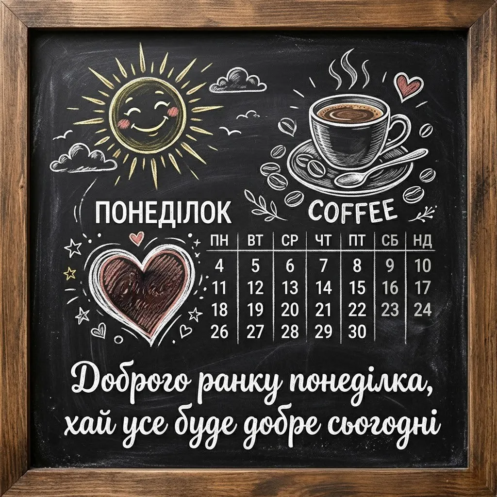 Прикольні картинки з доброго ранком понеділка: позитивна добірка для вдалого початку тижня