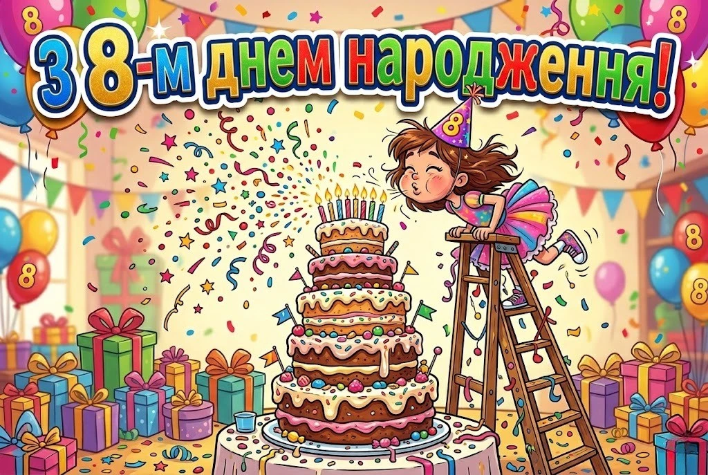 З днем народження, сонечко: зворушливі побажання для внучки на 8-річчя