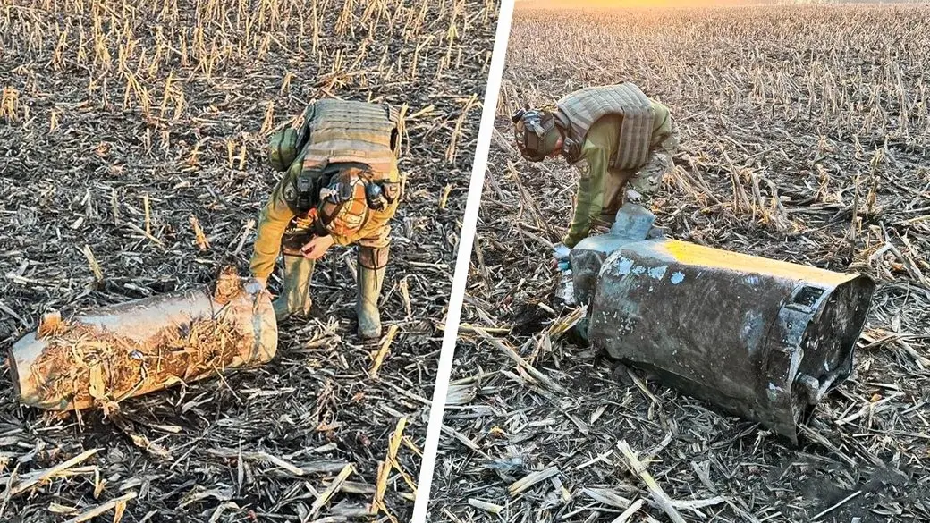 Майже тонна вибухівки у полі: на Кіровоградщині знешкодили бойове спорядження ворожої ракети