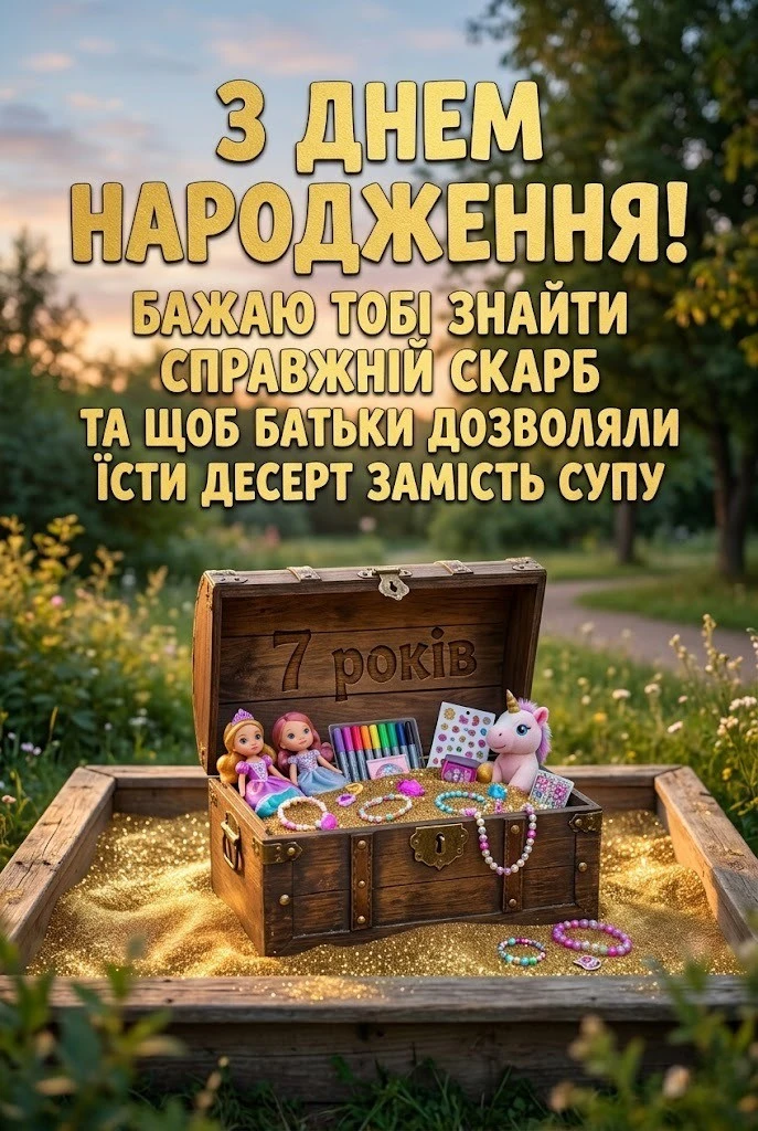 Привітання з 7-річчям дівчинці: від ніжних віршів до мудрих настанов