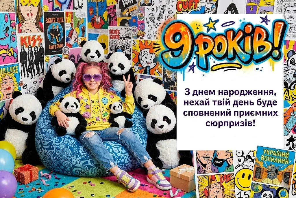 Що побажати дівчинці в 9 років? Оригінальні тексти для листівок та соцмереж