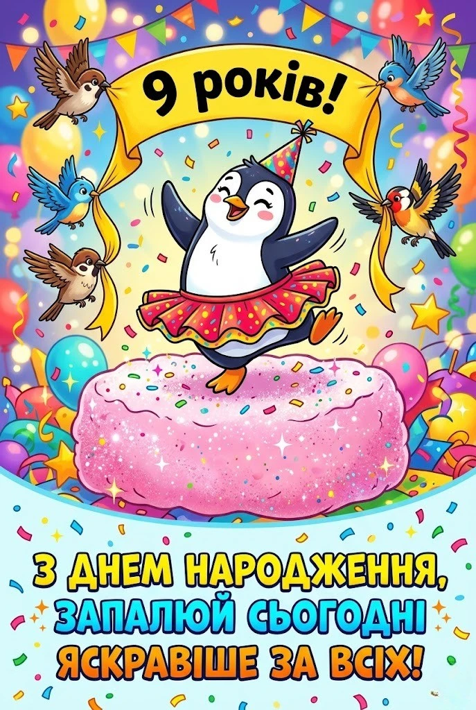 Що побажати дівчинці в 9 років? Оригінальні тексти для листівок та соцмереж