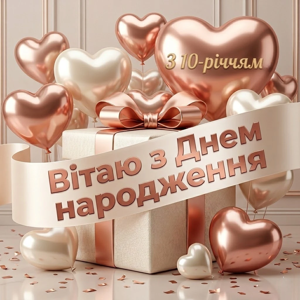 Привітання з 10-річчям дівчинці: найтепліші слова від батьків, рідних та друзів