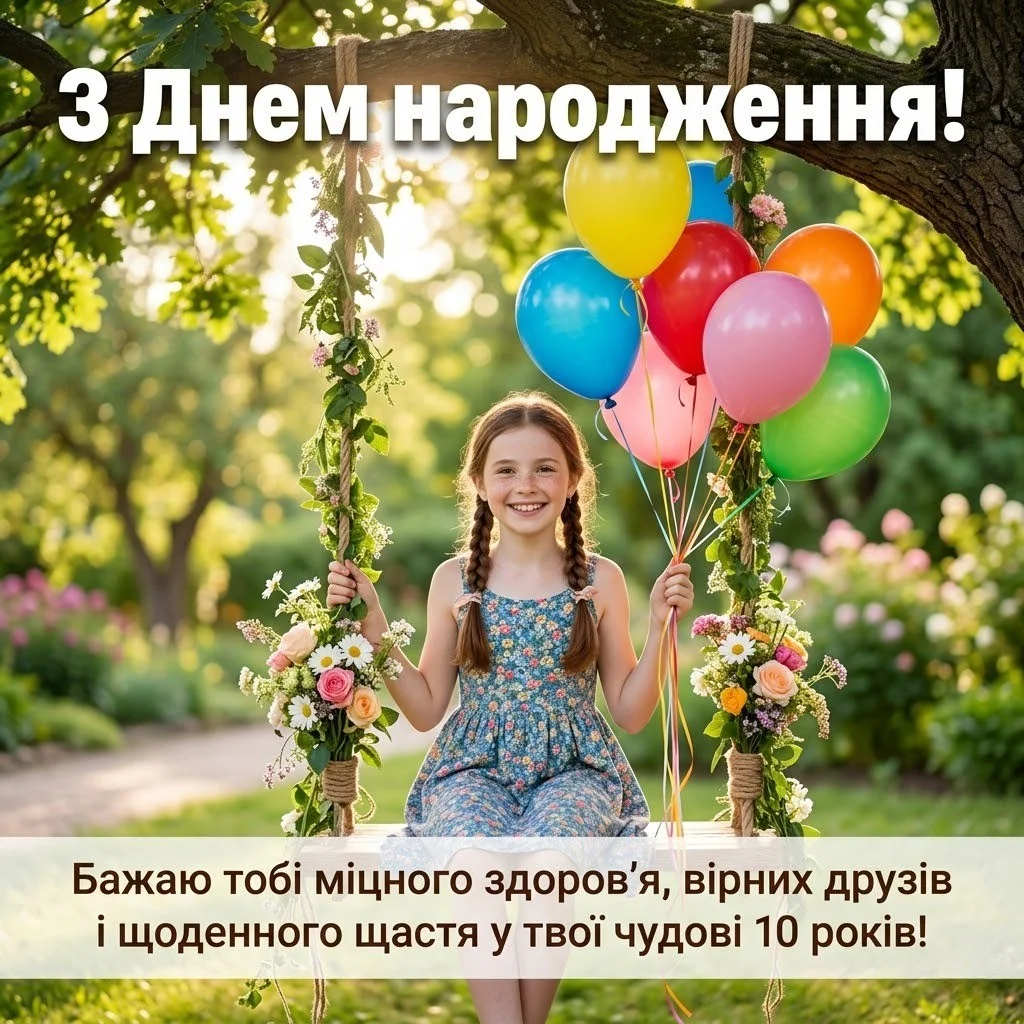 З днем народження, принцесо! Топ-привітань та картинок на 10 років