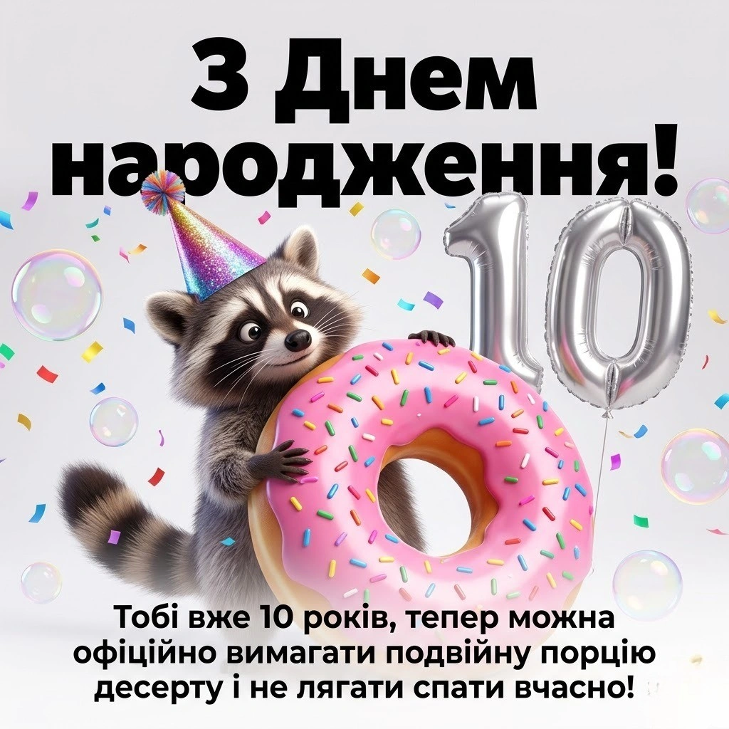 З днем народження, принцесо! Топ-привітань та картинок на 10 років
