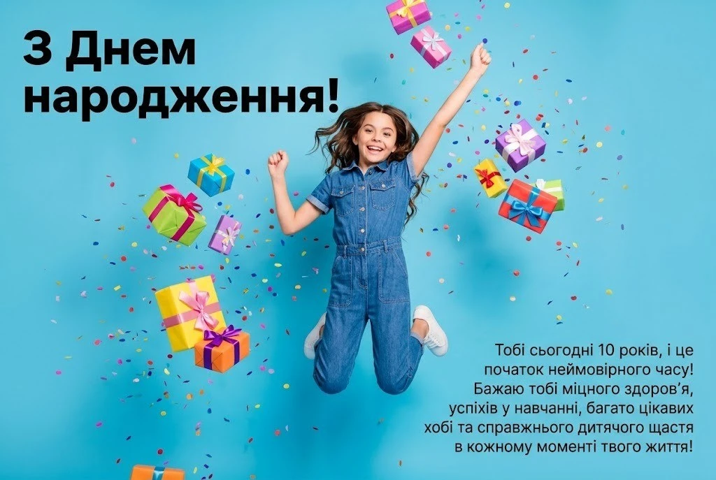 З днем народження, принцесо! Топ-привітань та картинок на 10 років