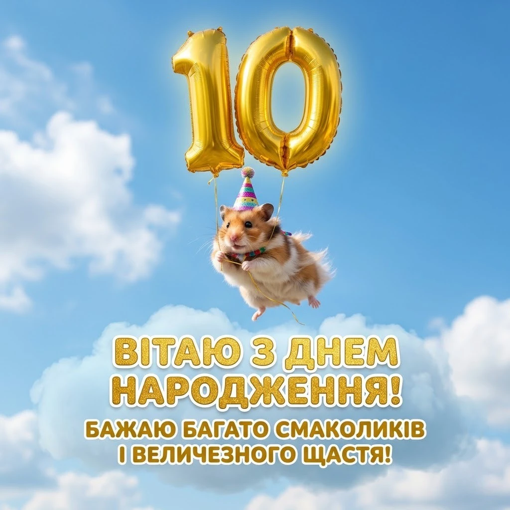 Десять років — перший ювілей: надихаючі побажання для маленької леді