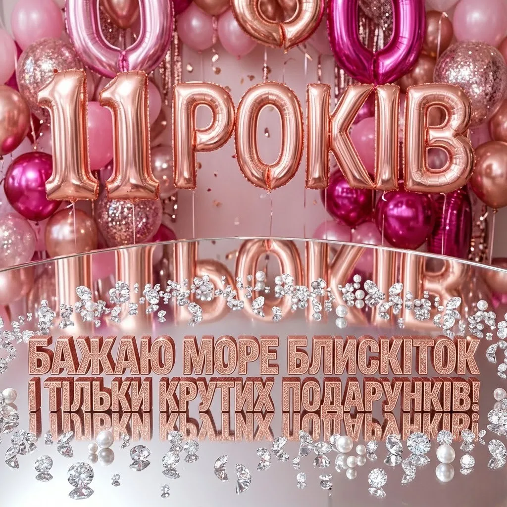 Що побажати дівчинці на 11 років: підбірка зворушливих та сучасних вітань