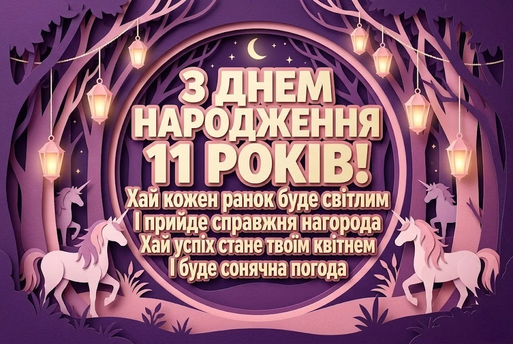 Що побажати дівчинці на 11 років: підбірка зворушливих та сучасних вітань