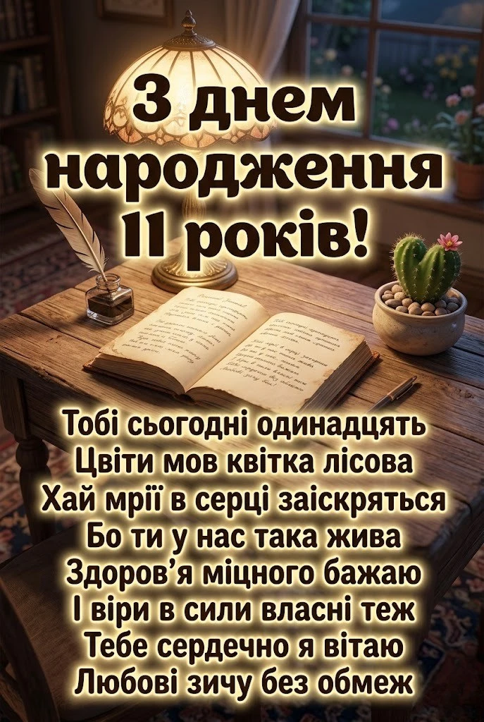 Що побажати дівчинці на 11 років: підбірка зворушливих та сучасних вітань