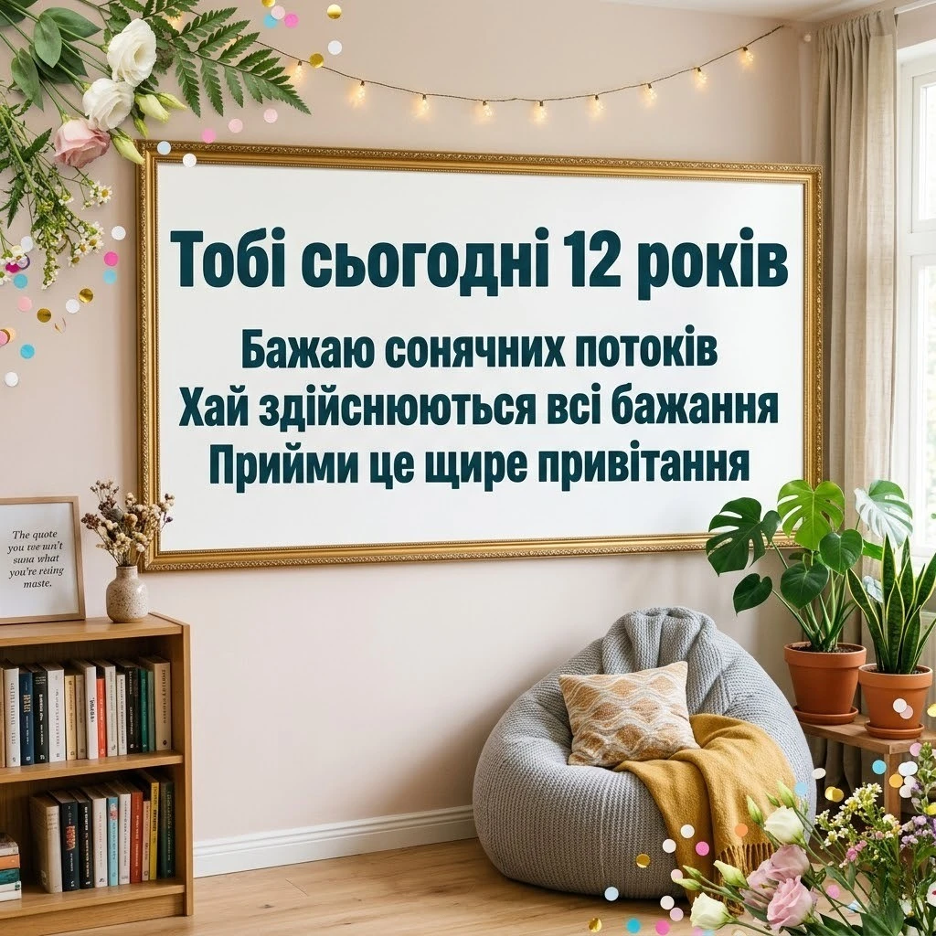 Дванадцятиріччя — магічний час: збірка найкращих привітань для юної леді