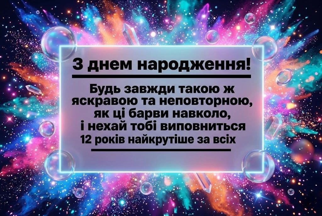 Дванадцятиріччя — магічний час: збірка найкращих привітань для юної леді