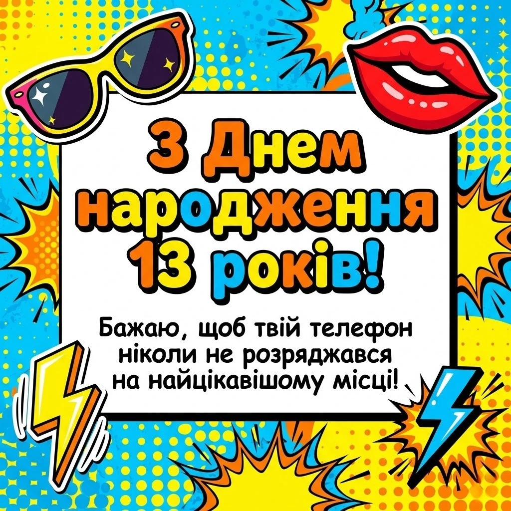 Зворушливі привітання для донечки та подруги на 13 років