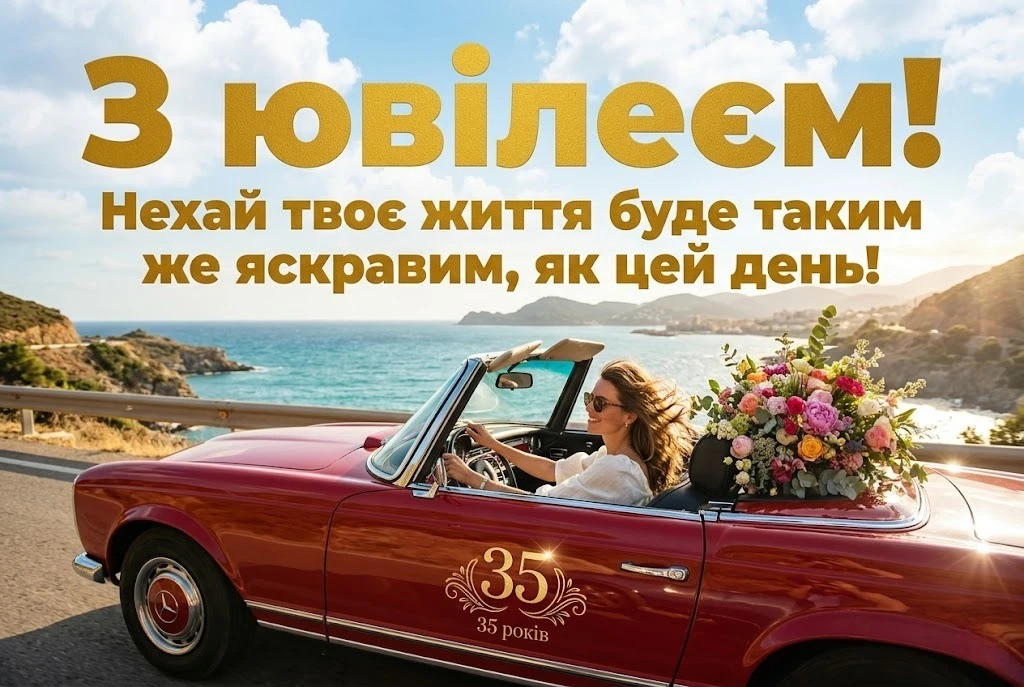 Ювілей 35 років жінкам: вірші, проза та оригінальні привітання