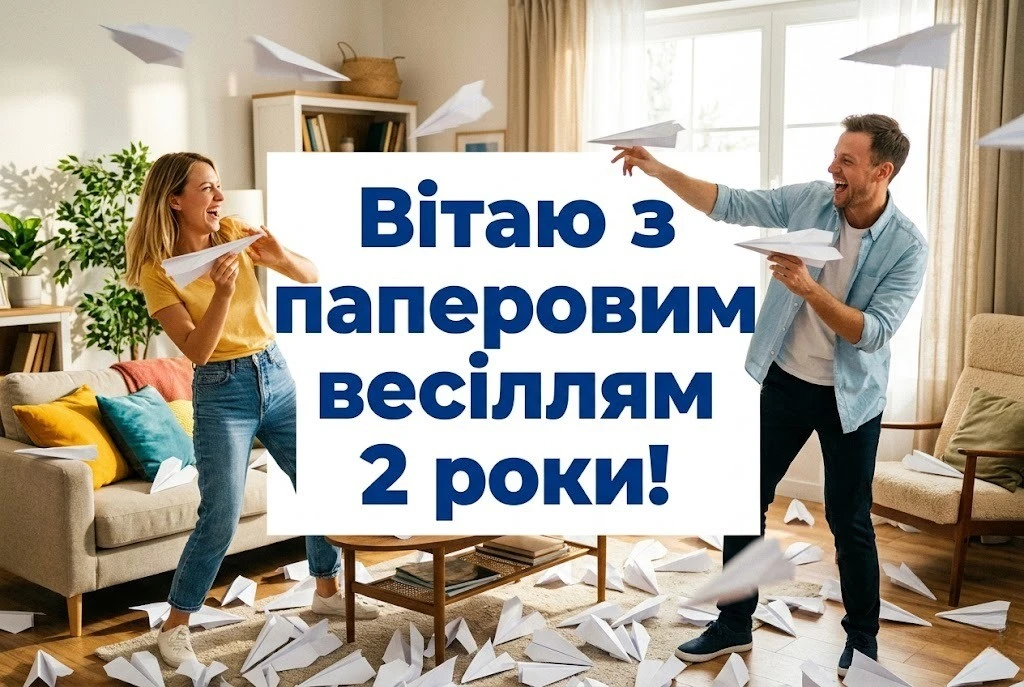 Паперове весілля: як привітати пару з другою річницею шлюбу