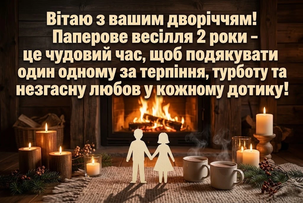 Паперове весілля: як привітати пару з другою річницею шлюбу