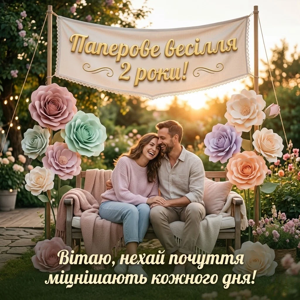 Паперове весілля: як привітати пару з другою річницею шлюбу