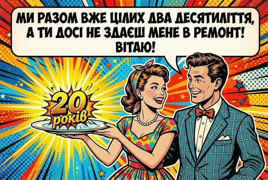 Порцелянове весілля: як привітати пару з 20-ю річницею шлюбу