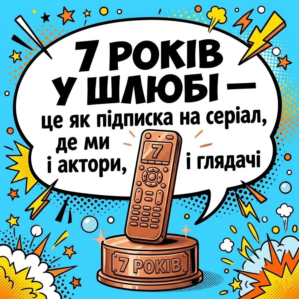 Мідне весілля: щирі привітання з 7-ю річницею шлюбу