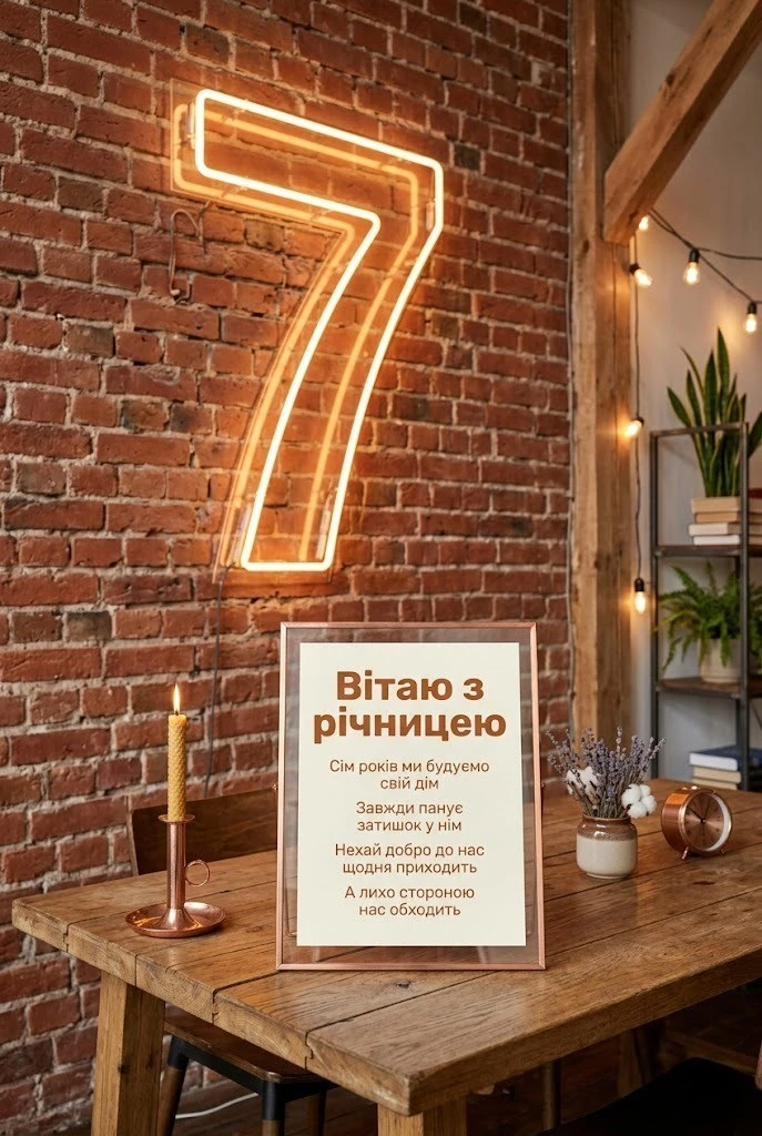 Мідне весілля: щирі привітання з 7-ю річницею шлюбу