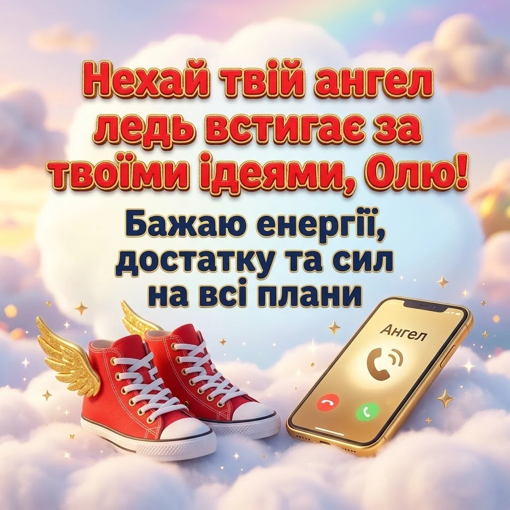 Олю, зі святом! Картинка з днем ангела та душевні побажання