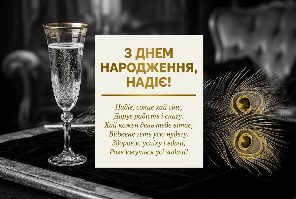 Надія, з днем народження! Універсальні картинки для подруги, коханої та колеги