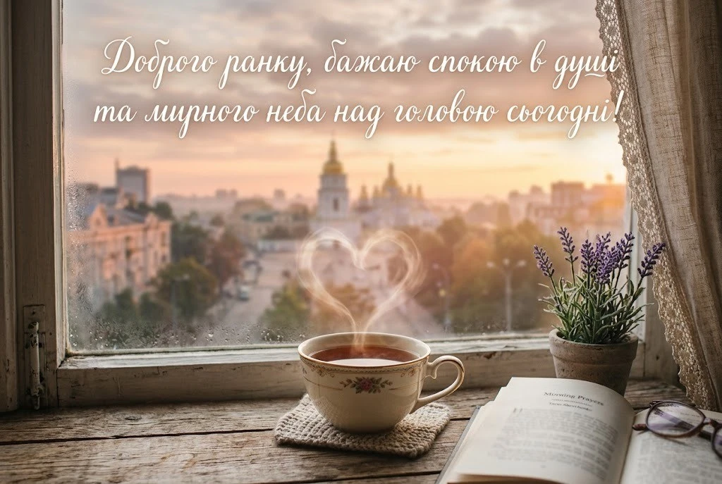 Доброго ранку, гарного початку тижня: щирі вітання та красиві листівки