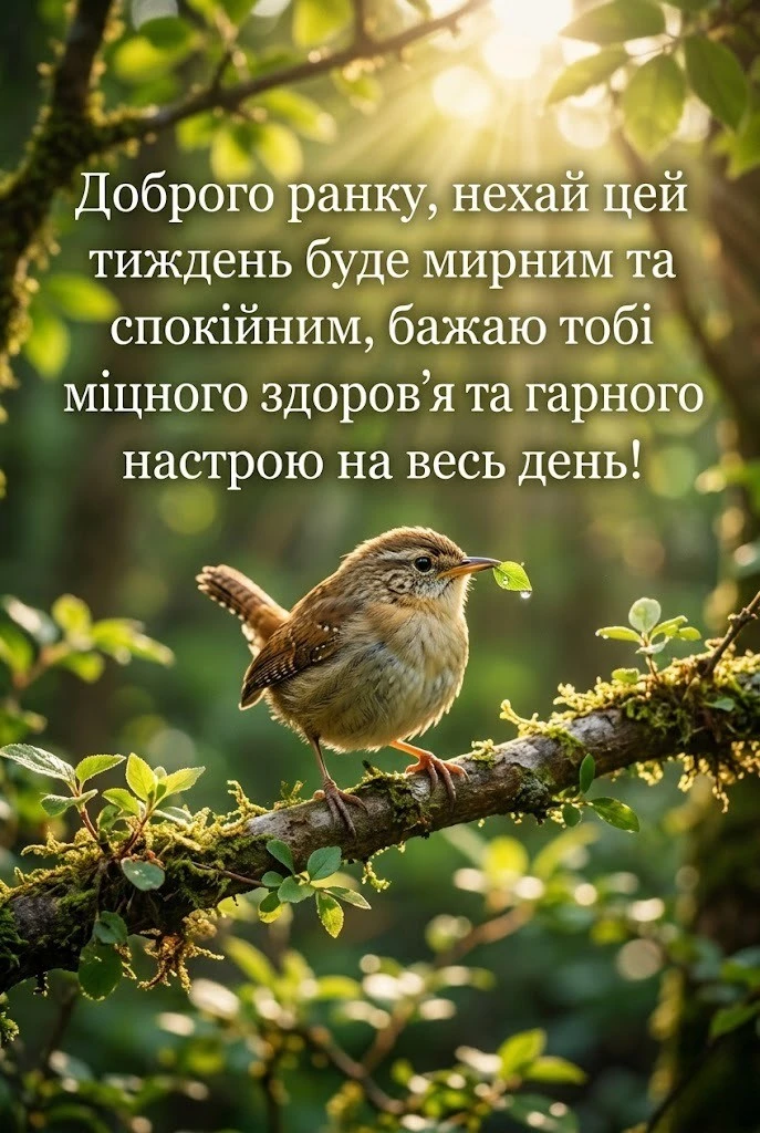 Доброго ранку, гарного початку тижня: щирі вітання та красиві листівки