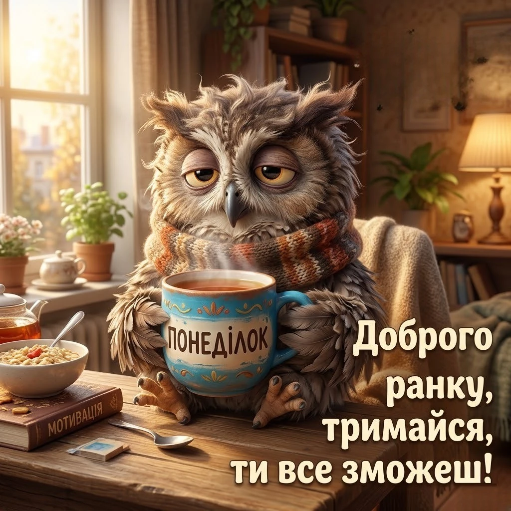 Доброго ранку, гарного початку тижня: щирі вітання та красиві листівки