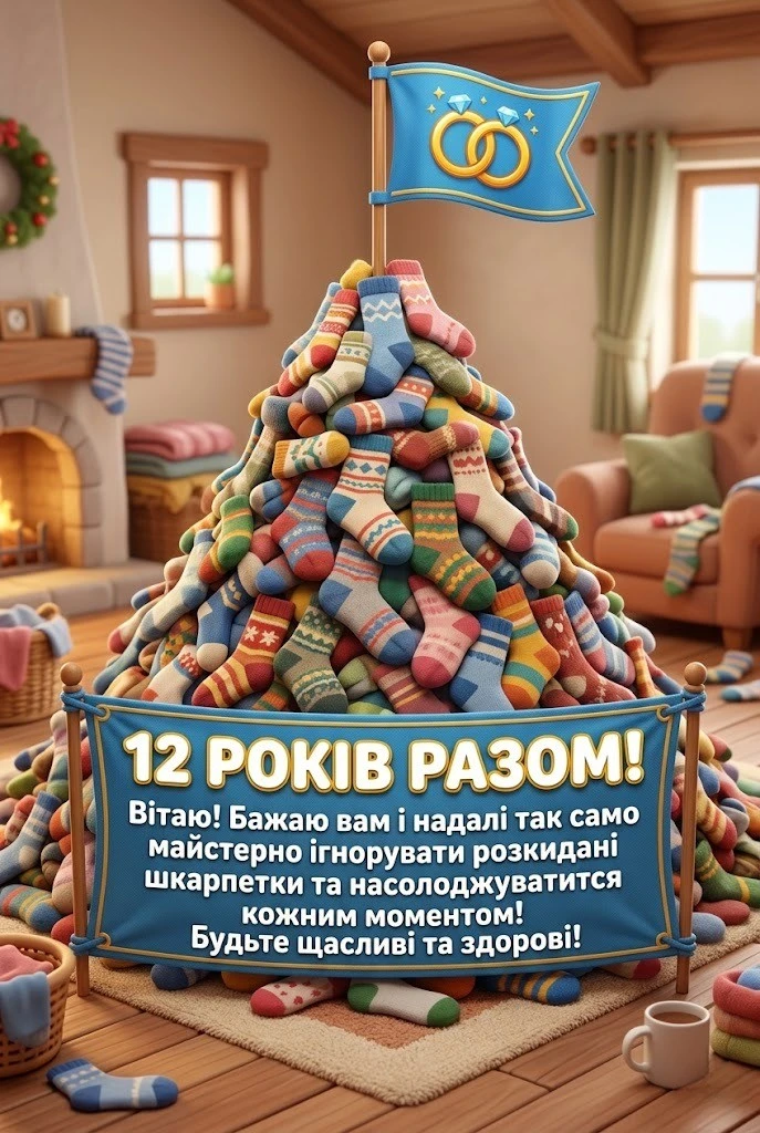 Найкращі привітання на 12 років весілля для чоловіка, дружини та друзів
