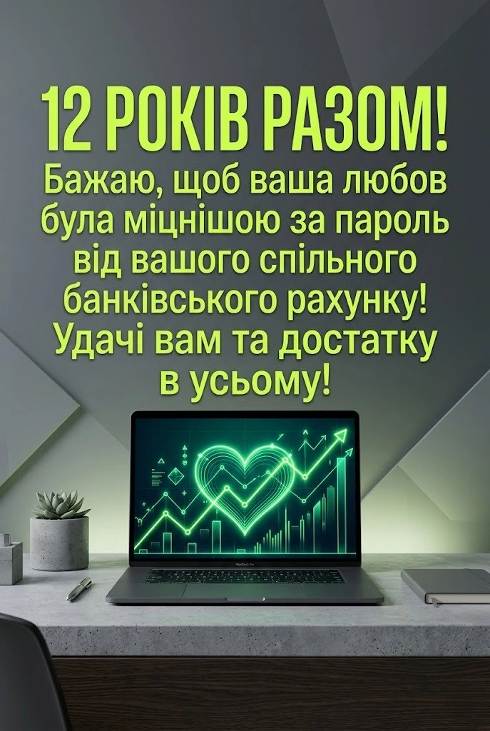 Найкращі привітання на 12 років весілля для чоловіка, дружини та друзів