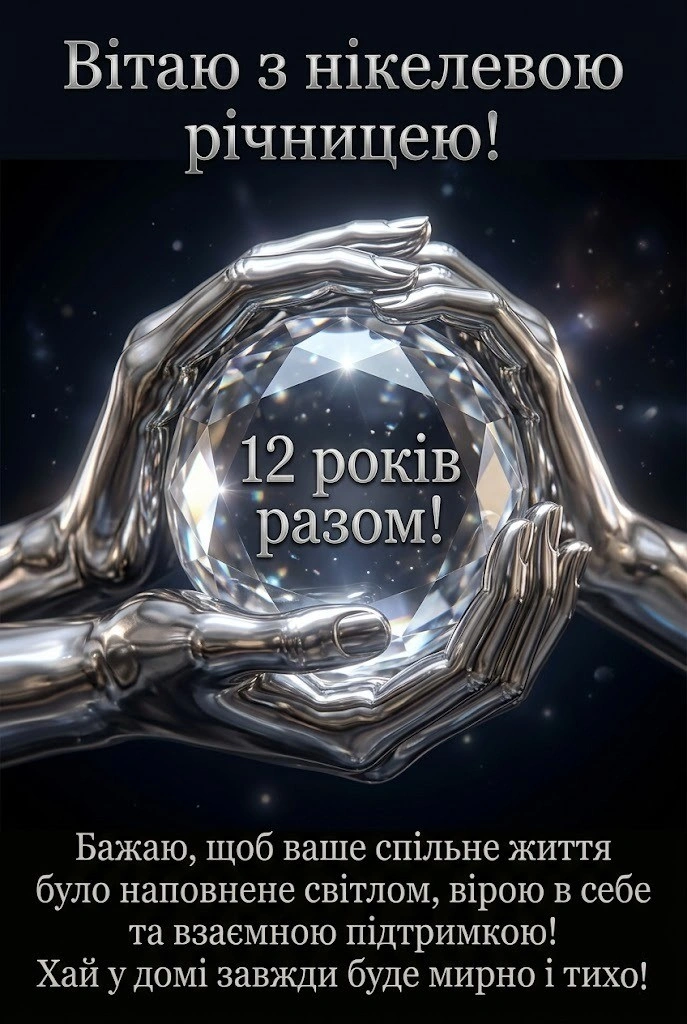 Найкращі привітання на 12 років весілля для чоловіка, дружини та друзів