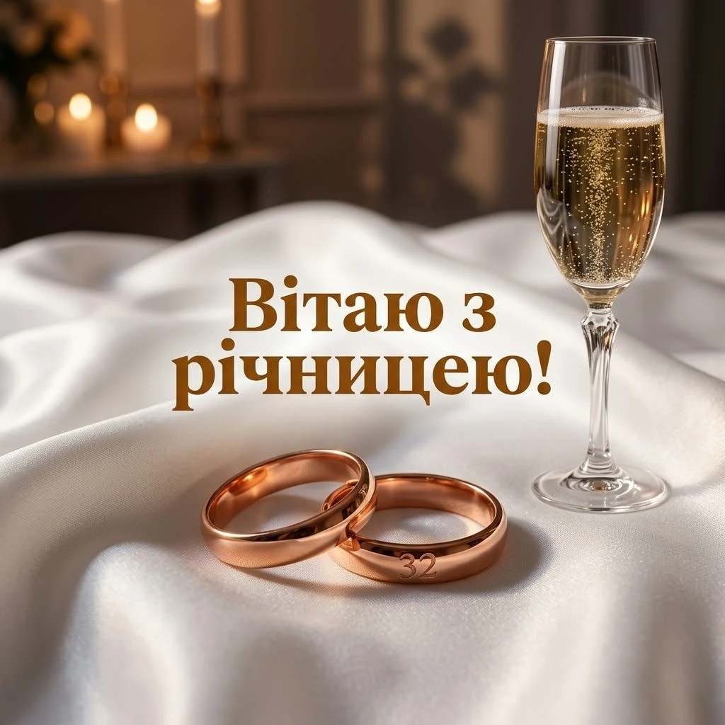32 роки весілля: душевні вірші та проза для найрідніших батьків
