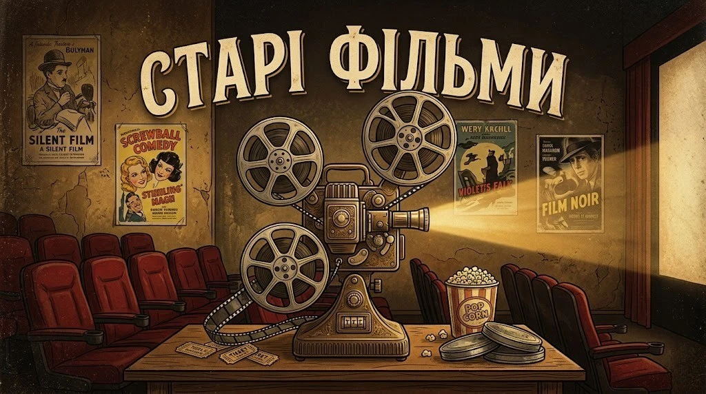 Старі фільми, які варто подивитись: перевірена класика для гарного вечора