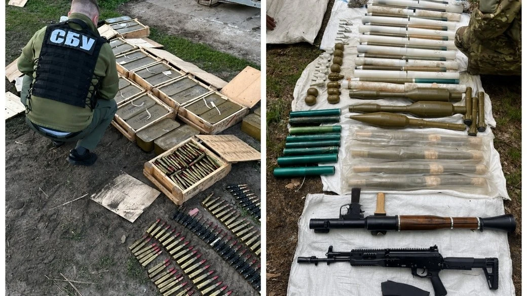 Масштабний склад озброєння виявили у мешканця столиці