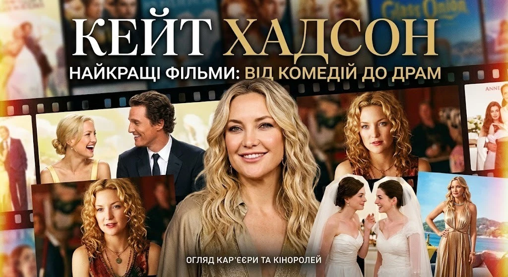 Кейт Гадсон фільми: 30 стрічок за участю актриси