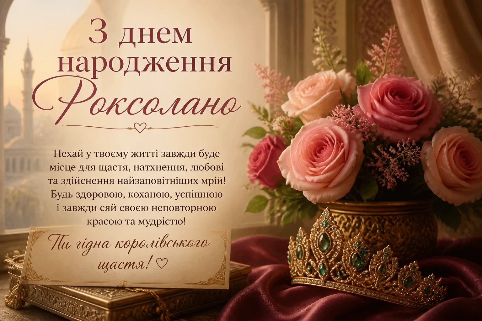 З днем народження Роксолано