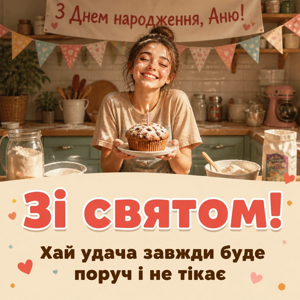 з днем народження, аня вірш